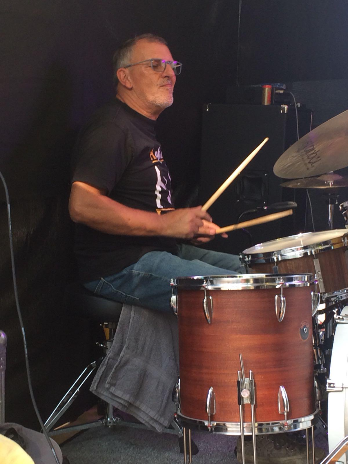 Lucio Flaiban alla batteria